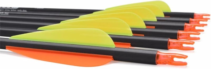 Yls Carbon Archery Arrows Practice Arrows Detachable Arrowhead and Nock 4 inch Streamlined TPU Feathers Perfect for Youth BeginnerTarget Practice and Outdoor Shooting - Image 5
